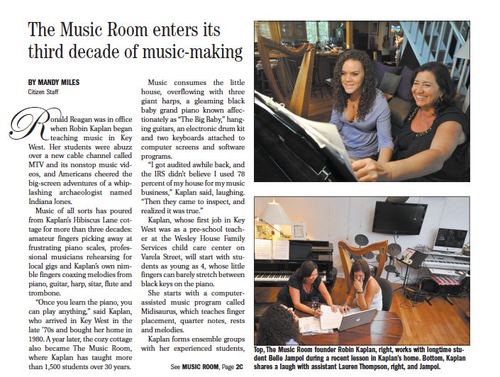 Key West Citizen: The Music Room enters its third decade of music-making, by Mandy Miles